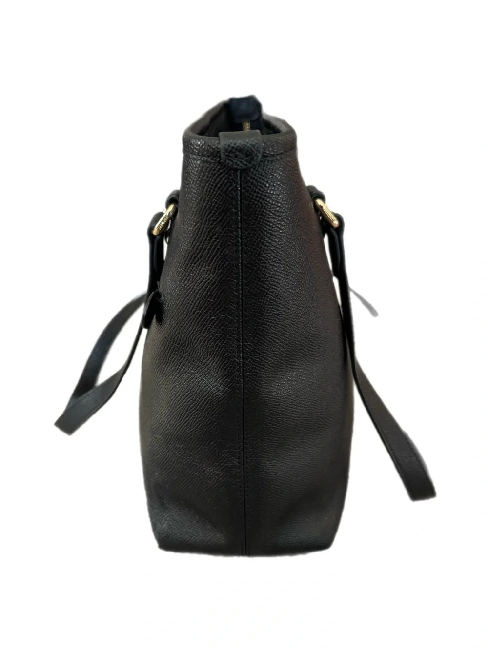 Coach city zip Black Tote with Gold Hardware excellent